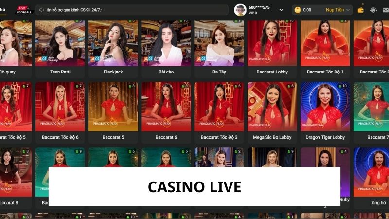 Casino Live - Đỉnh Cao Giải Trí Trực Tuyến - B8B